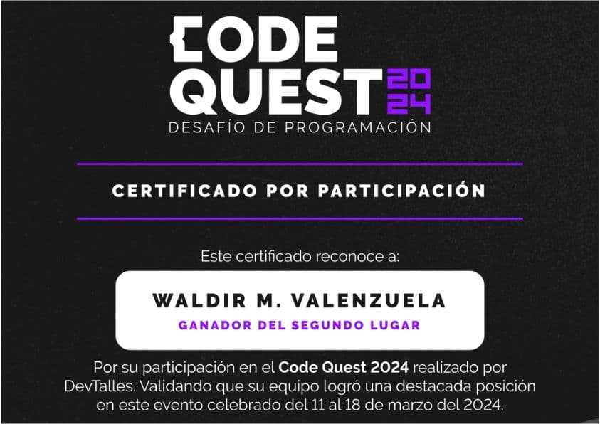 Certificado de 